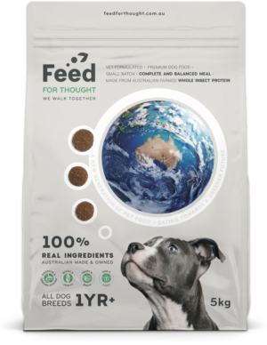 5kg bag of sustainable dog food by feed for thought