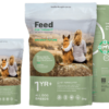 Sustainable dog food, 1kg and 5kg packaging